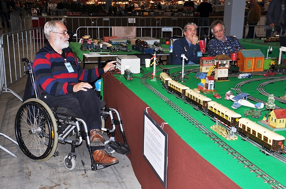 Dutch HRCA members at the Hornby O-gauge layout