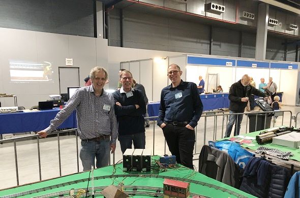 Dutch HRCA members at the Hornby O-gauge layout