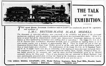 Leeds 1922 February Advertisement