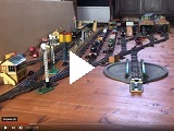 Hornby 0-gauge floor layout Episode 1