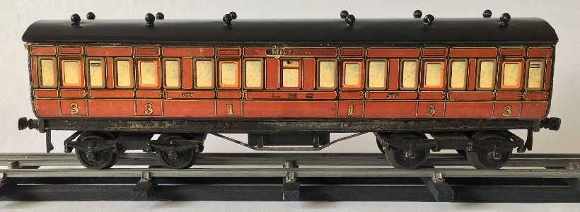 Leeds litho LMS Composite Coach