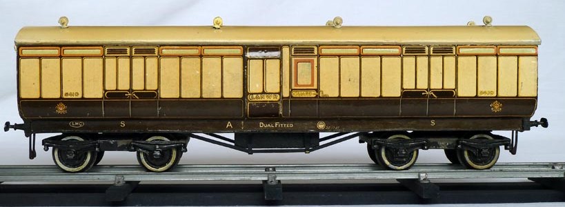 Leeds litho LNWR Full Brake Coach