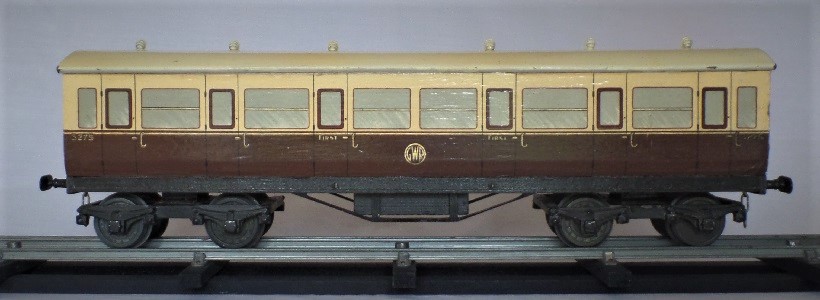 Leeds litho GWR Corridor Coach