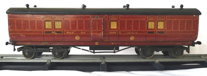 Leeds litho NER Full Brake Coach