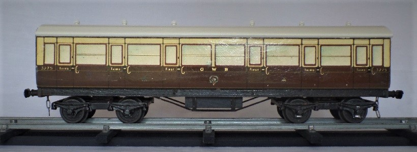 Leeds litho GWR Corridor Coach