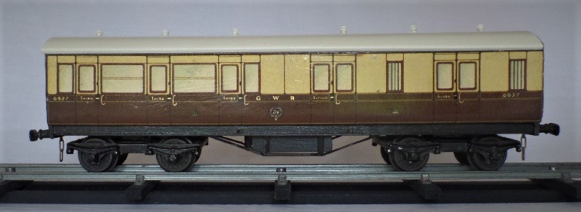 Leeds litho GWR Corridor Brake