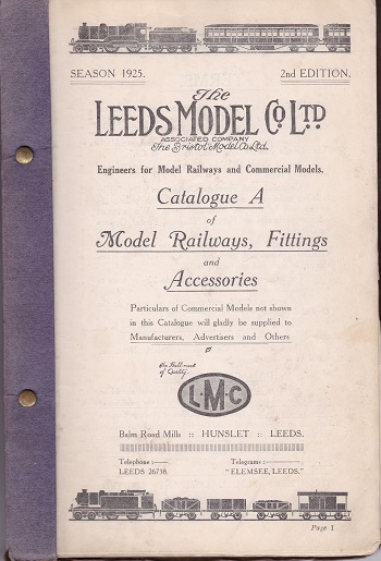 Leeds 1925 2nd Catalogue