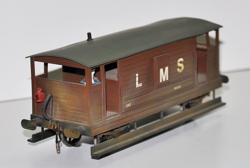 Leeds  LMS resin Express Goods Brake Van