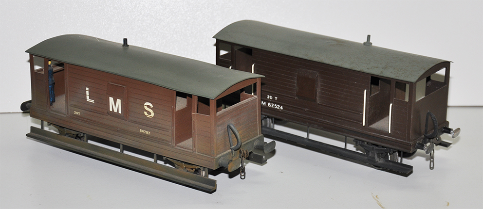 Leeds  LMS resin Express Goods Brake Van