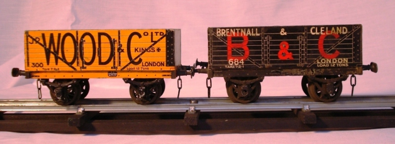 Leeds litho Wood and Brentall Coal Wagons