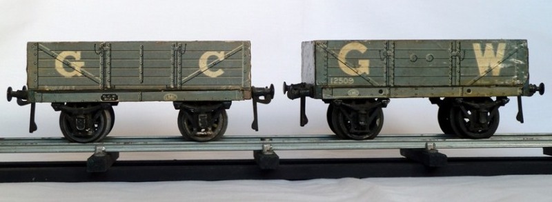 Leeds litho GW and GC Open Wagons