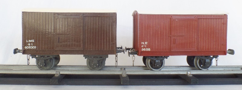 Leeds bakelite LMS and NE Goods Vans