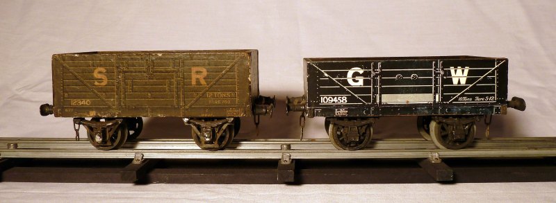 Leeds litho SR and GW Open Wagons