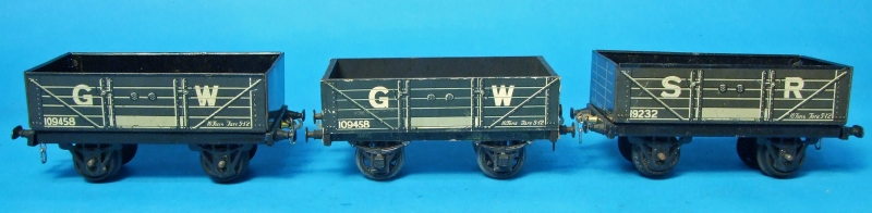 Stronlite Tin Printed GW and SR Open Wagons
