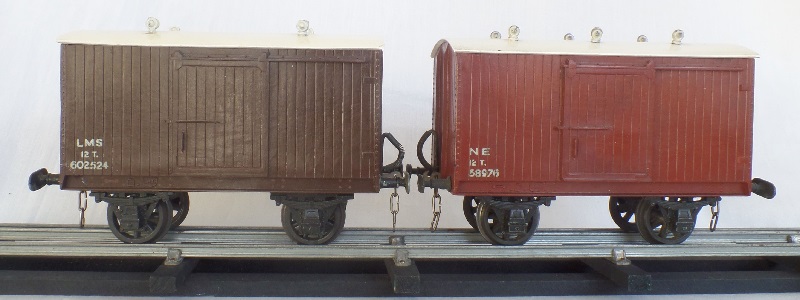 Leeds bakelite LMS and NE Goods Vans