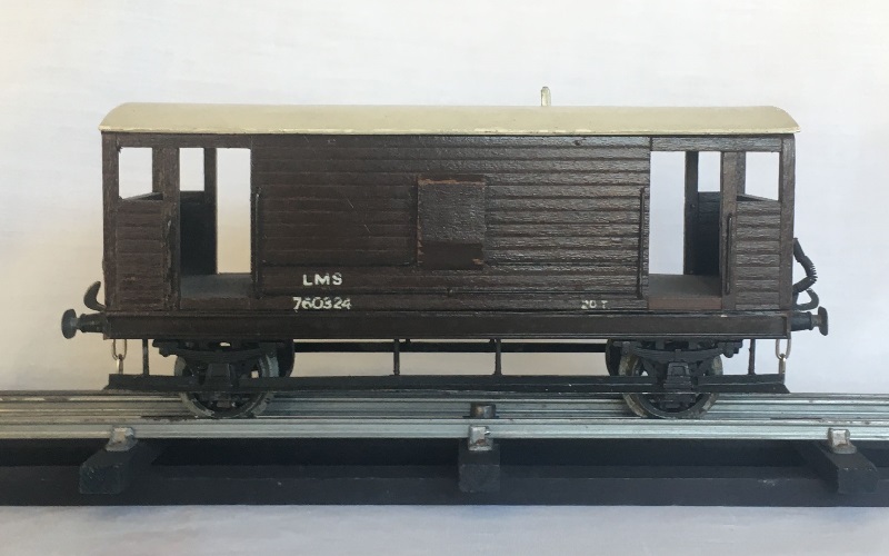 Leeds True Scale Wooden LMS Brake Van