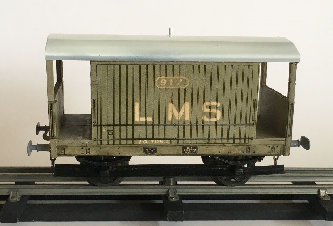 Leeds litho LMS Brake Van