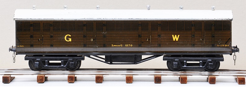 Stronlite tinplate GWR Siphon G Bogie Wagon