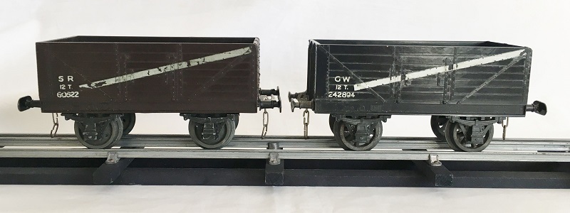 Leeds bakelite SR and GWR Open Wagons